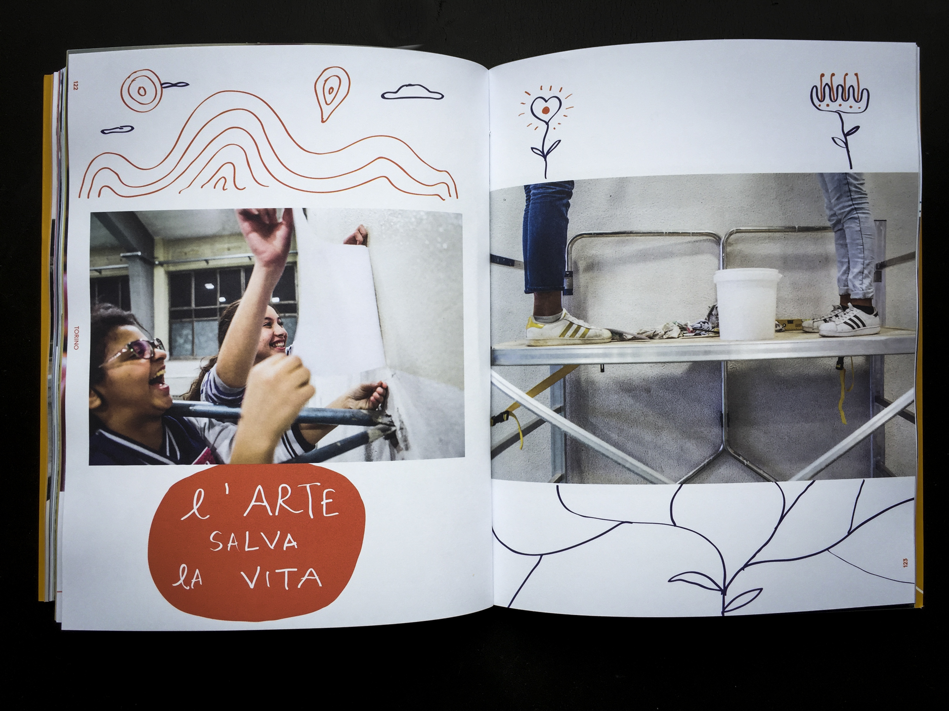 Arte alla Luce - book edited by MiBAC and Save the Children 2018